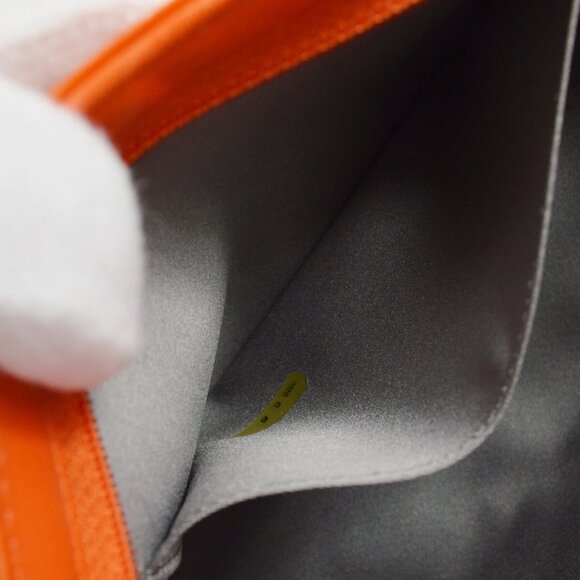 Chanel Orange Patent Leather Icon Chain Handbag - Picture 6 of 15